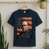 William Mckinley 25th President Of The United States Portrait T-Shirt thumb 2
