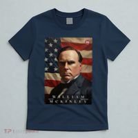 William Mckinley 25th President Of The United States Portrait T-Shirt thumb 5