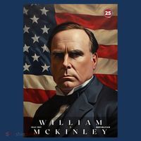 William Mckinley 25th President Of The United States Portrait T-Shirt thumb 7