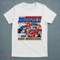 Woodward Muscle 2025 Detroit Motorcity Capital T-Shirt thumb 5