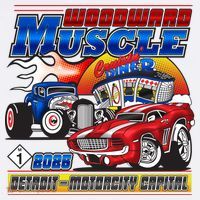Woodward Muscle 2025 Detroit Motorcity Capital T-Shirt thumb 7