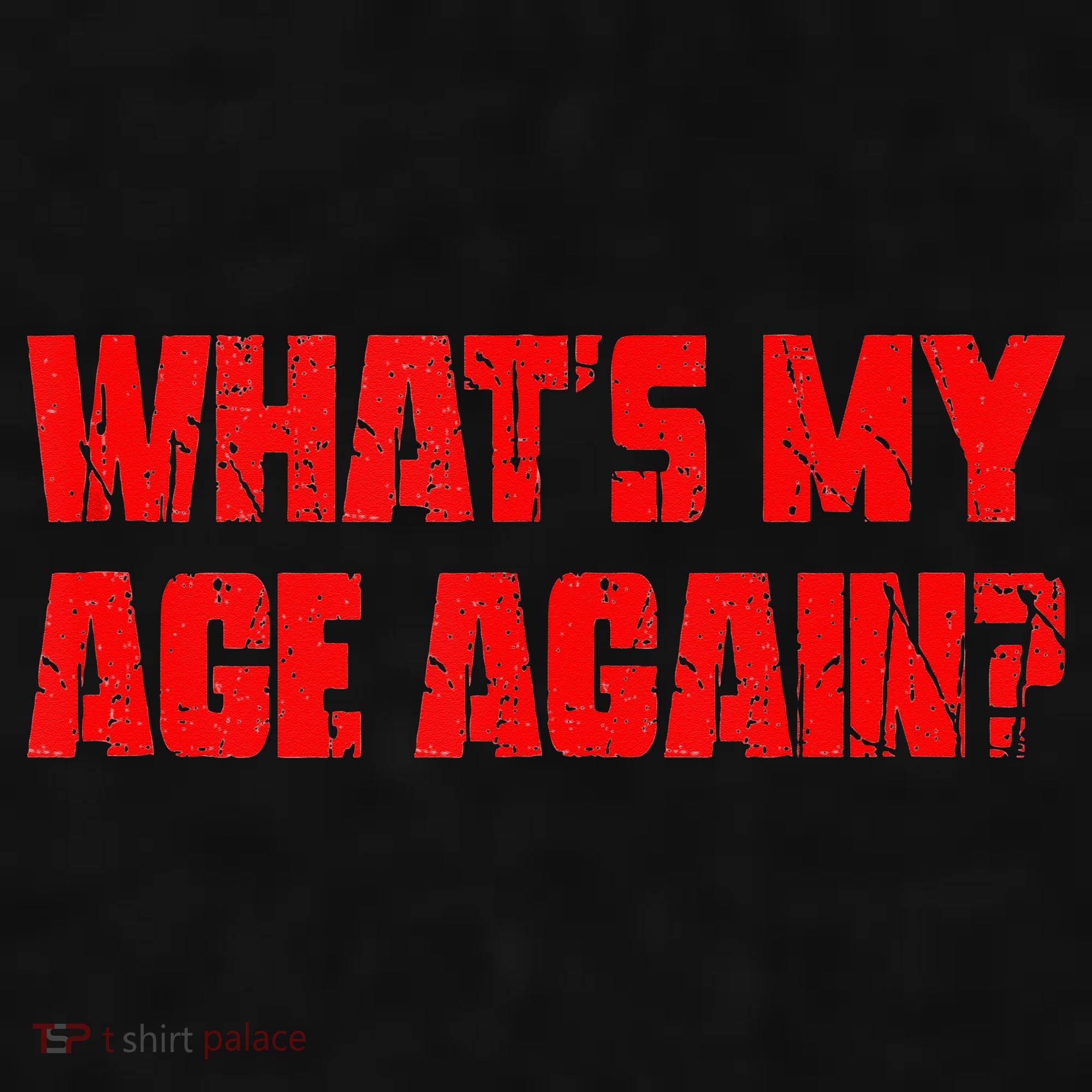 Whats My Age Again Funny Punk Ladies PosiCharge Tri-Blend Wicking Tank