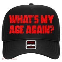 Whats My Age Again Funny Punk Hat thumb 0