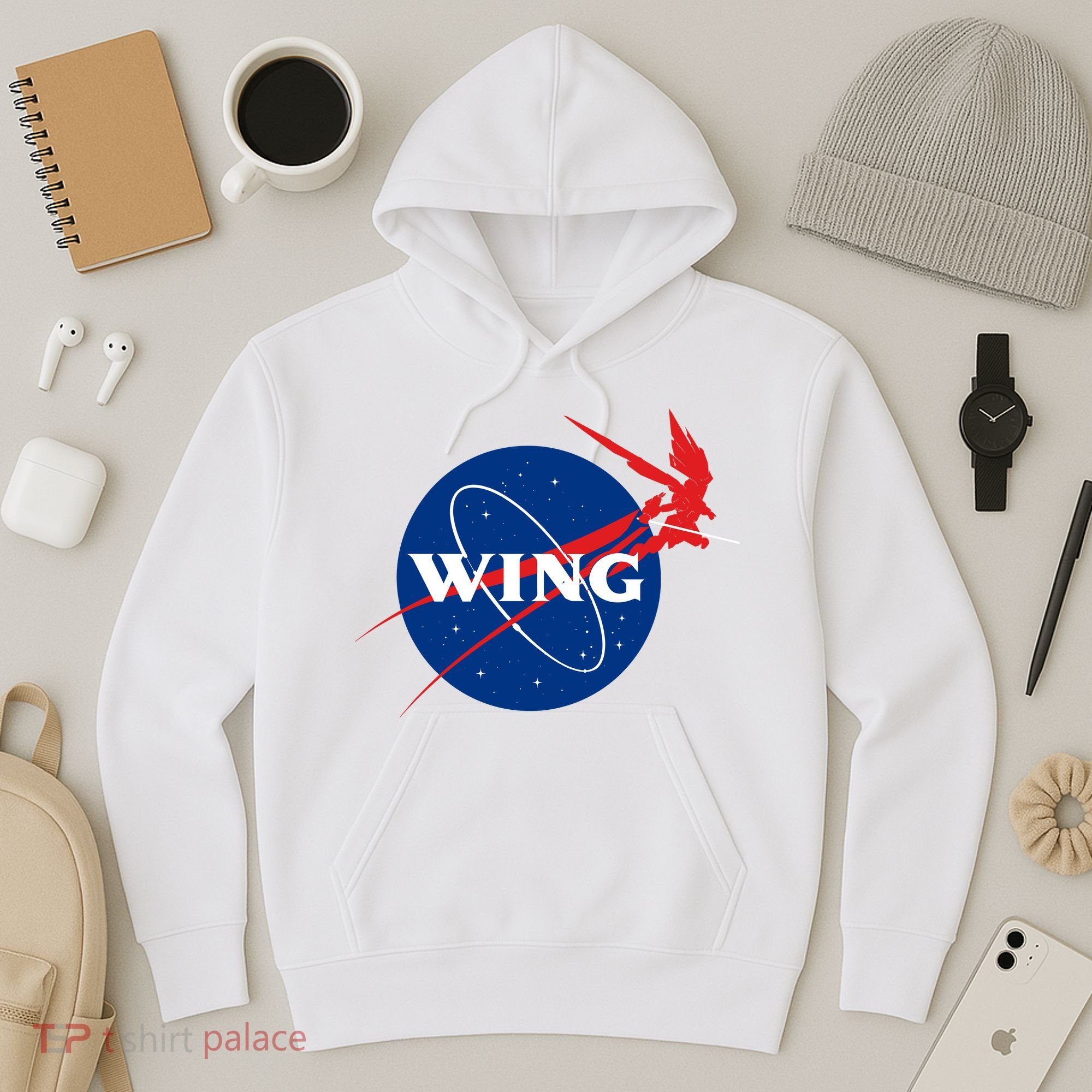 Wing Mecha Aeronautics And Colony Administration  Hoodie
