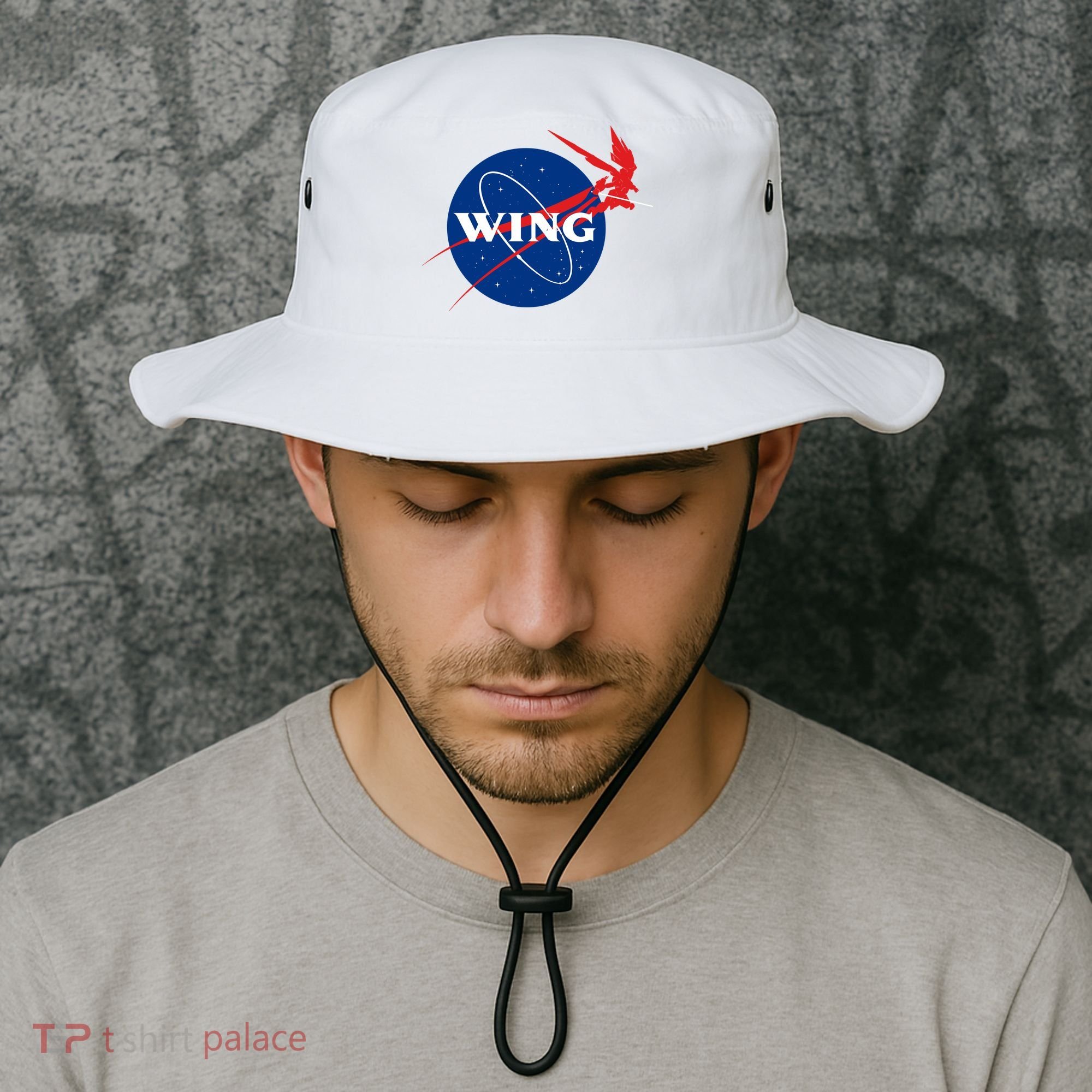 Wing Mecha Aeronautics And Colony Administration  Bucket Hat