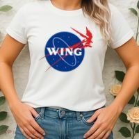 Wing Mecha Aeronautics And Colony Administration  Women's T-Shirt thumb 2