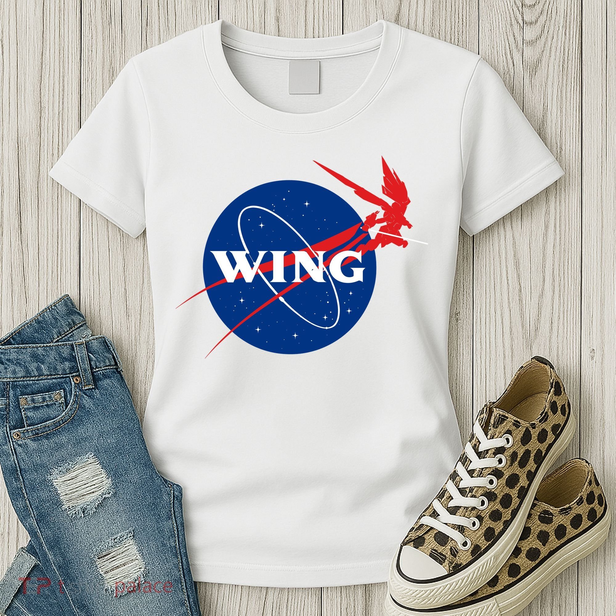 Wing Mecha Aeronautics And Colony Administration  Women's T-Shirt