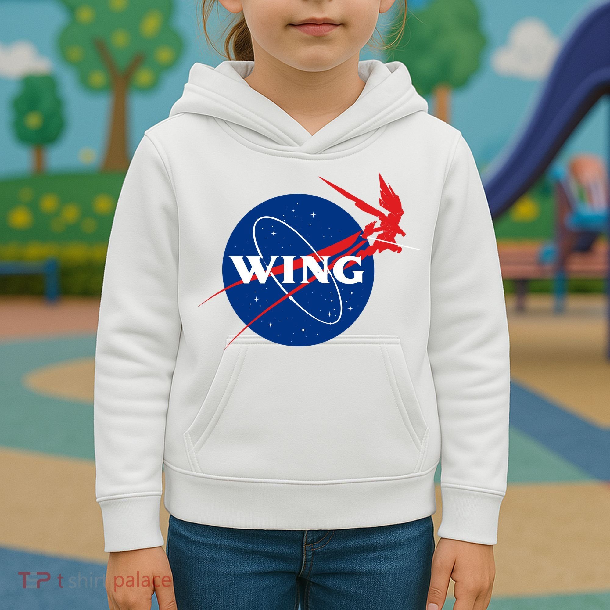 Wing Mecha Aeronautics And Colony Administration  Kids Hoodie