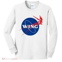 Wing Mecha Aeronautics And Colony Administration  Kids Long Sleeve Shirt thumb 0
