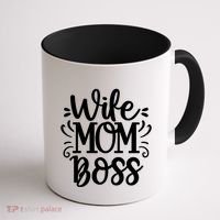 Wife Mom Boss Funny Gift Coffee Mug thumb 1