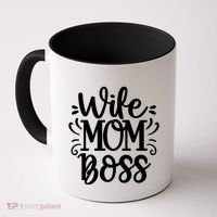 Wife Mom Boss Funny Gift Coffee Mug thumb 0