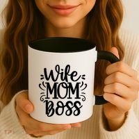 Wife Mom Boss Funny Gift Coffee Mug thumb 3