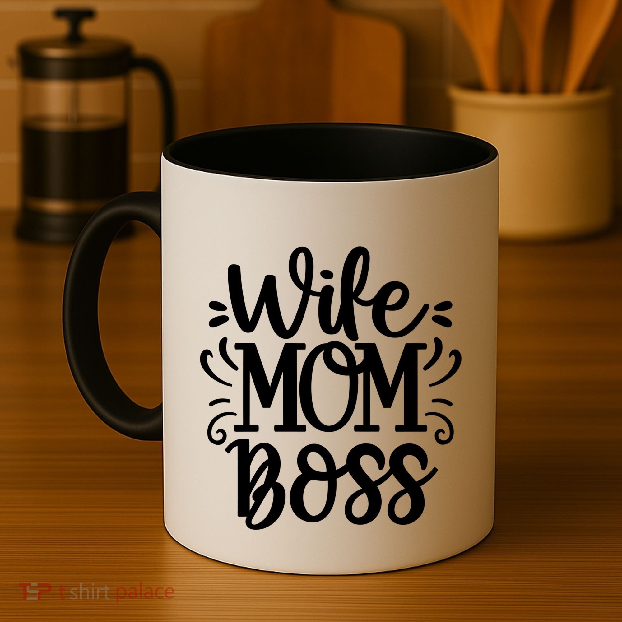 Wife Mom Boss Funny Gift Coffee Mug