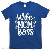 Wife Mom Boss Funny Gift T-Shirt thumb 0