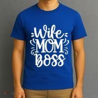 Wife Mom Boss Funny Gift T-Shirt thumb 3