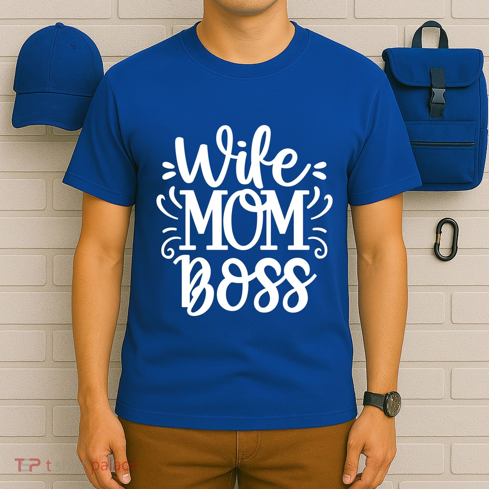 Wife Mom Boss Funny Gift T-Shirt