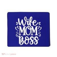 Wife Mom Boss Funny Gift Mousepad thumb 0