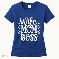 Wife Mom Boss Funny Gift Women's T-Shirt thumb 0