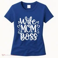 Wife Mom Boss Funny Gift Women's T-Shirt thumb 0