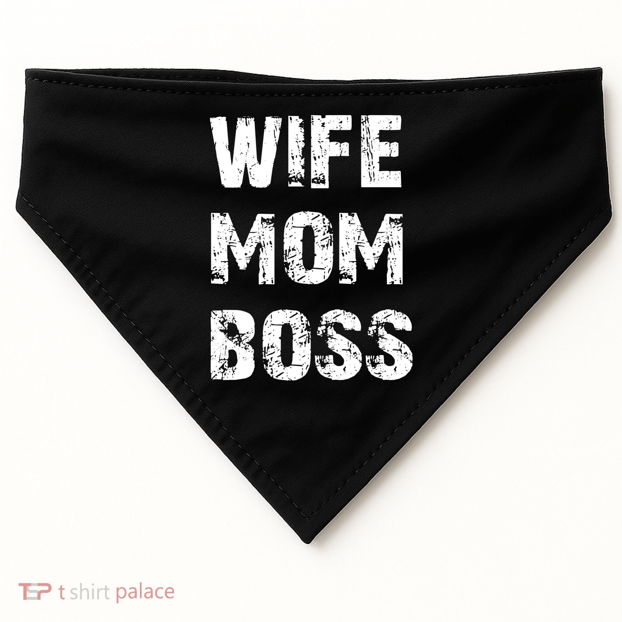 Wife Mom Boss USA-Made Doggie Bandana