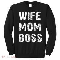 Wife Mom Boss Sweatshirt thumb 0