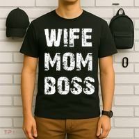 Wife Mom Boss T-Shirt thumb 6