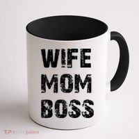 Wife Mom Boss Coffee Mug thumb 1