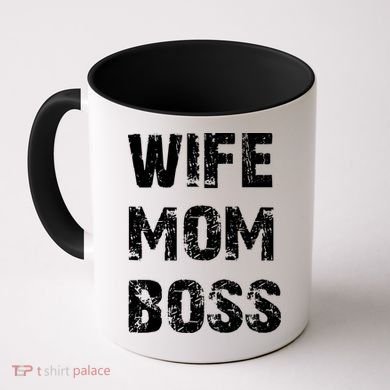 Wife Mom Boss Coffee Mug
