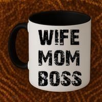 Wife Mom Boss Coffee Mug thumb 2