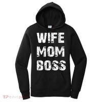 Wife Mom Boss Women's Hoodie thumb 0