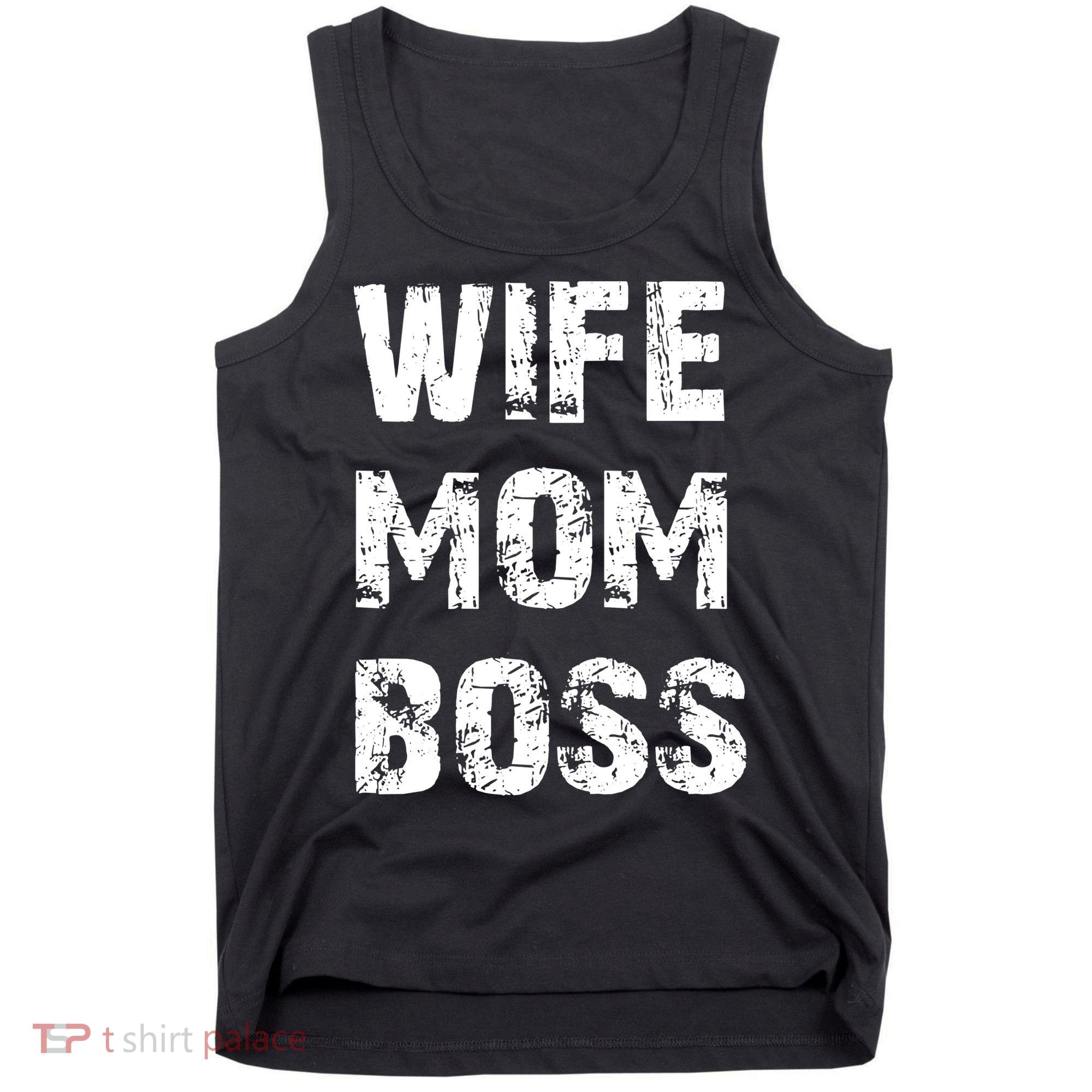 Wife Mom Boss Tank Top