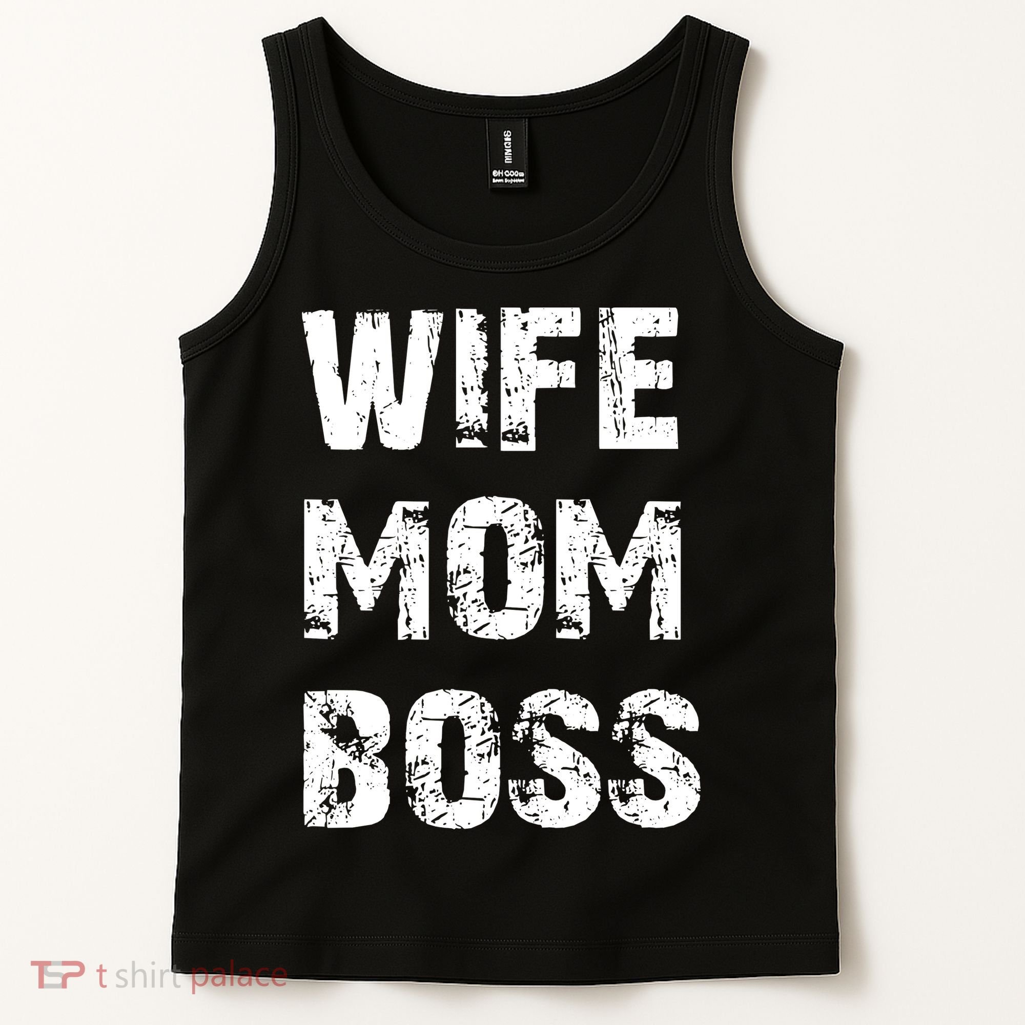 Wife Mom Boss Tank Top