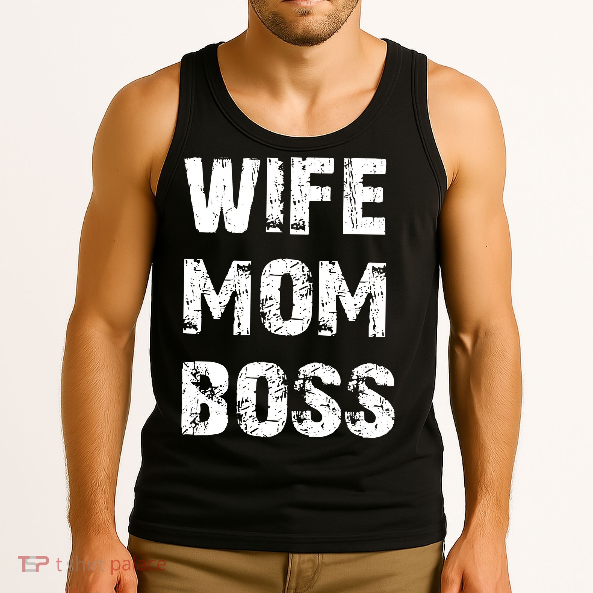 Wife Mom Boss Tank Top