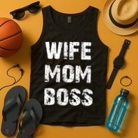 Wife Mom Boss Tank Top thumb 4
