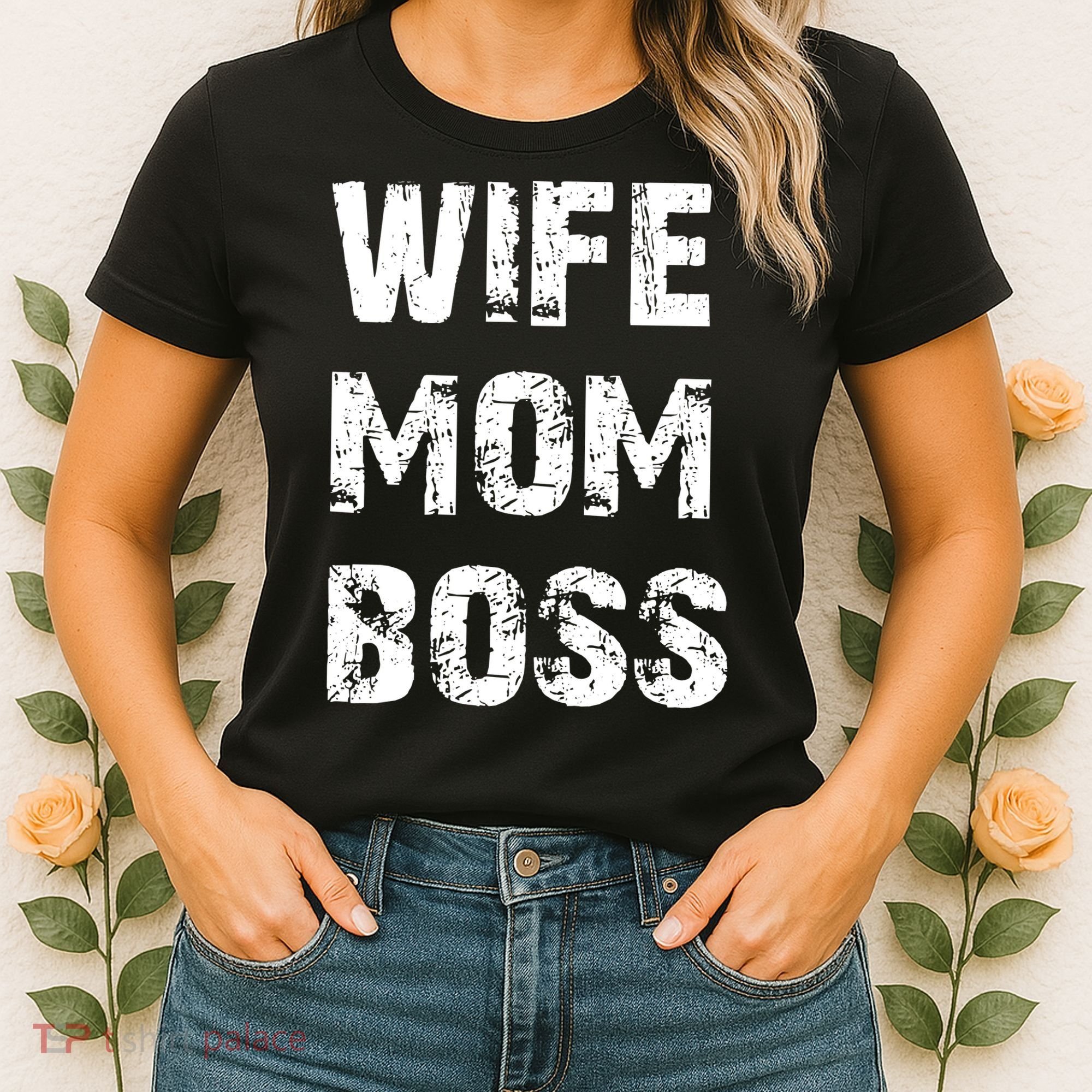 Wife Mom Boss Women's T-Shirt