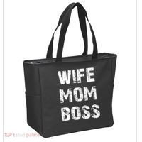 Wife Mom Boss Tote Bag thumb 2