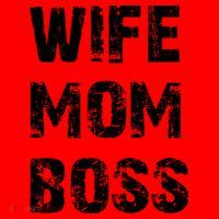 Wife Mom Boss Santa Hat thumb 1