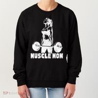 Workout Mom Bodybuilding Moms Working Out Funny Gift Women's Sweatshirt thumb 0