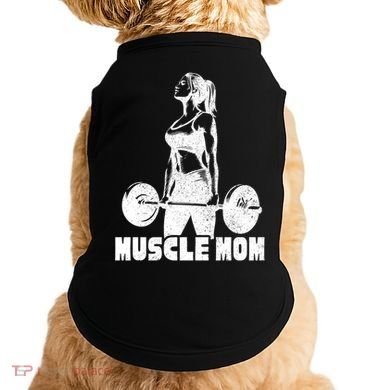 Workout Mom Bodybuilding Moms Working Out Funny Gift Doggie Tank