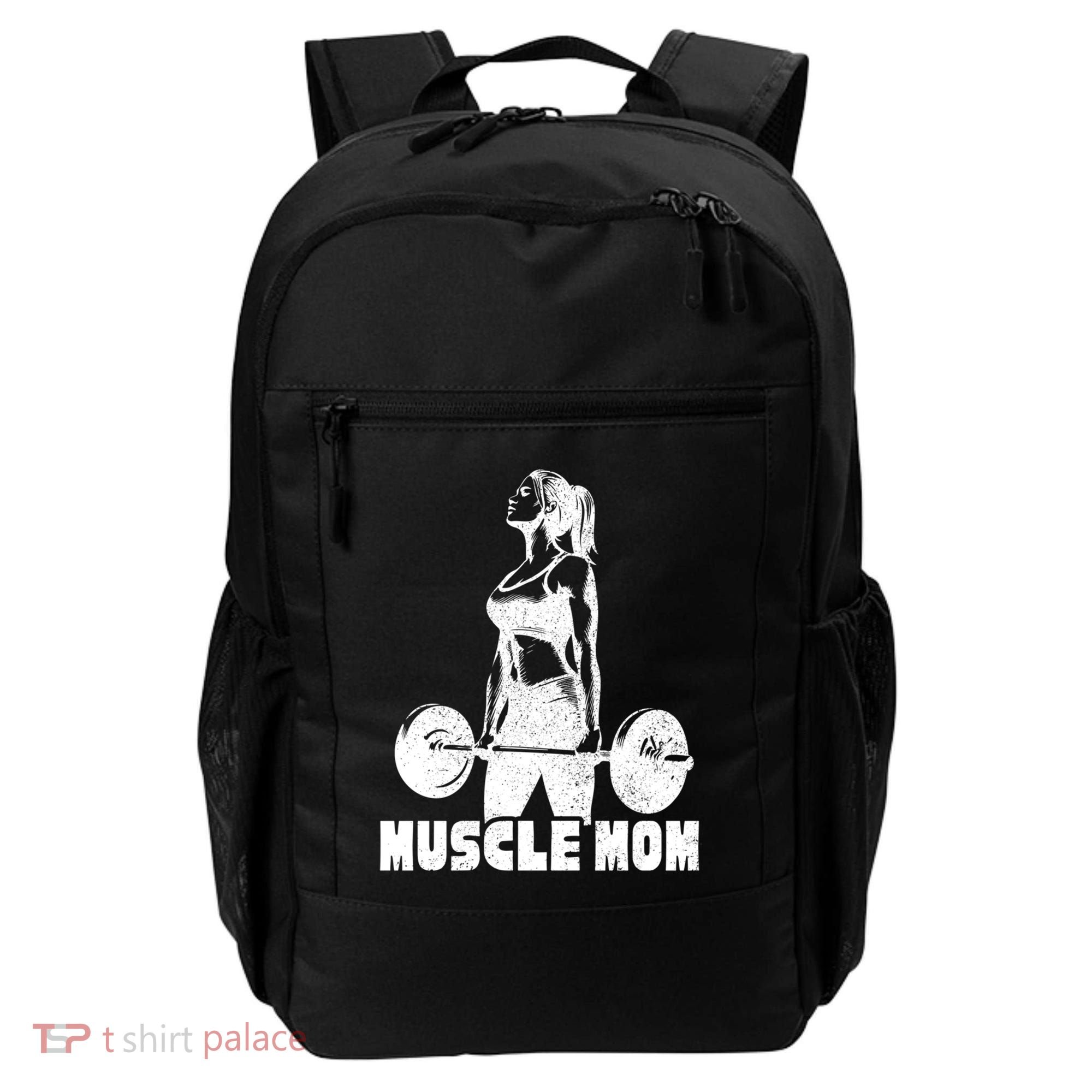 Workout Mom Bodybuilding Moms Working Out Funny Gift Backpack