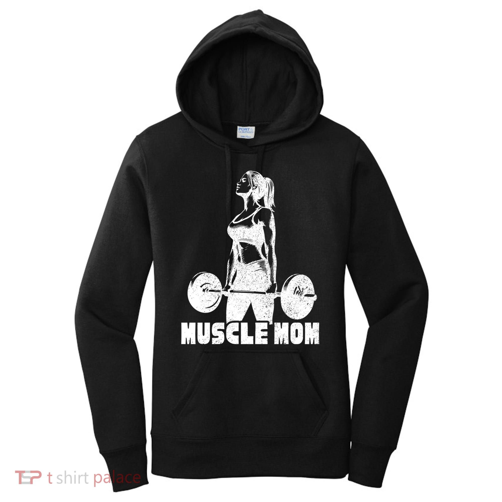 Workout Mom Bodybuilding Moms Working Out Funny Gift Women's Hoodie