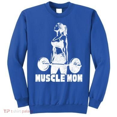 Workout Mom Bodybuilding Moms Working Out Funny Gift Sweatshirt
