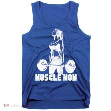 Workout Mom Bodybuilding Moms Working Out Funny Gift Tank Top