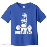 Workout Mom Bodybuilding Moms Working Out Funny Gift Toddler T-Shirt thumb 0