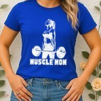 Workout Mom Bodybuilding Moms Working Out Funny Gift Women's T-Shirt thumb 2
