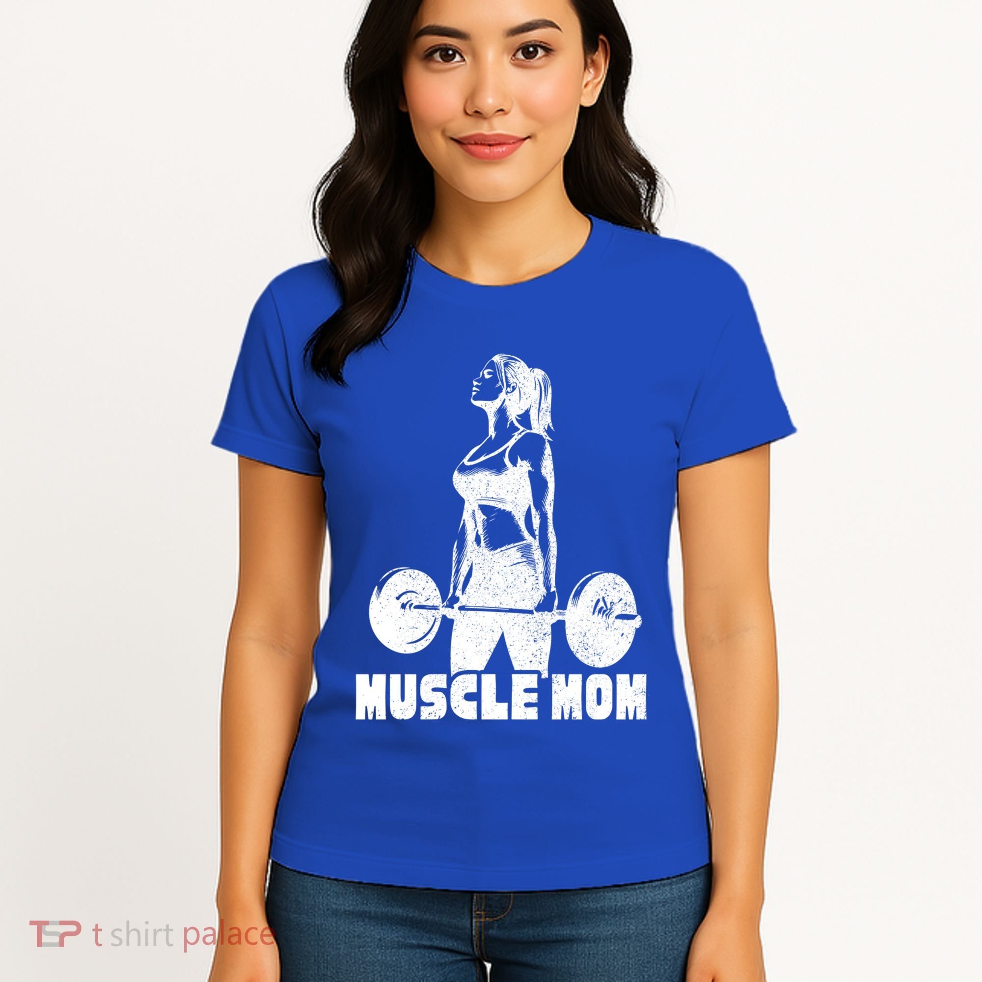 Workout Mom Bodybuilding Moms Working Out Funny Gift Women's T-Shirt