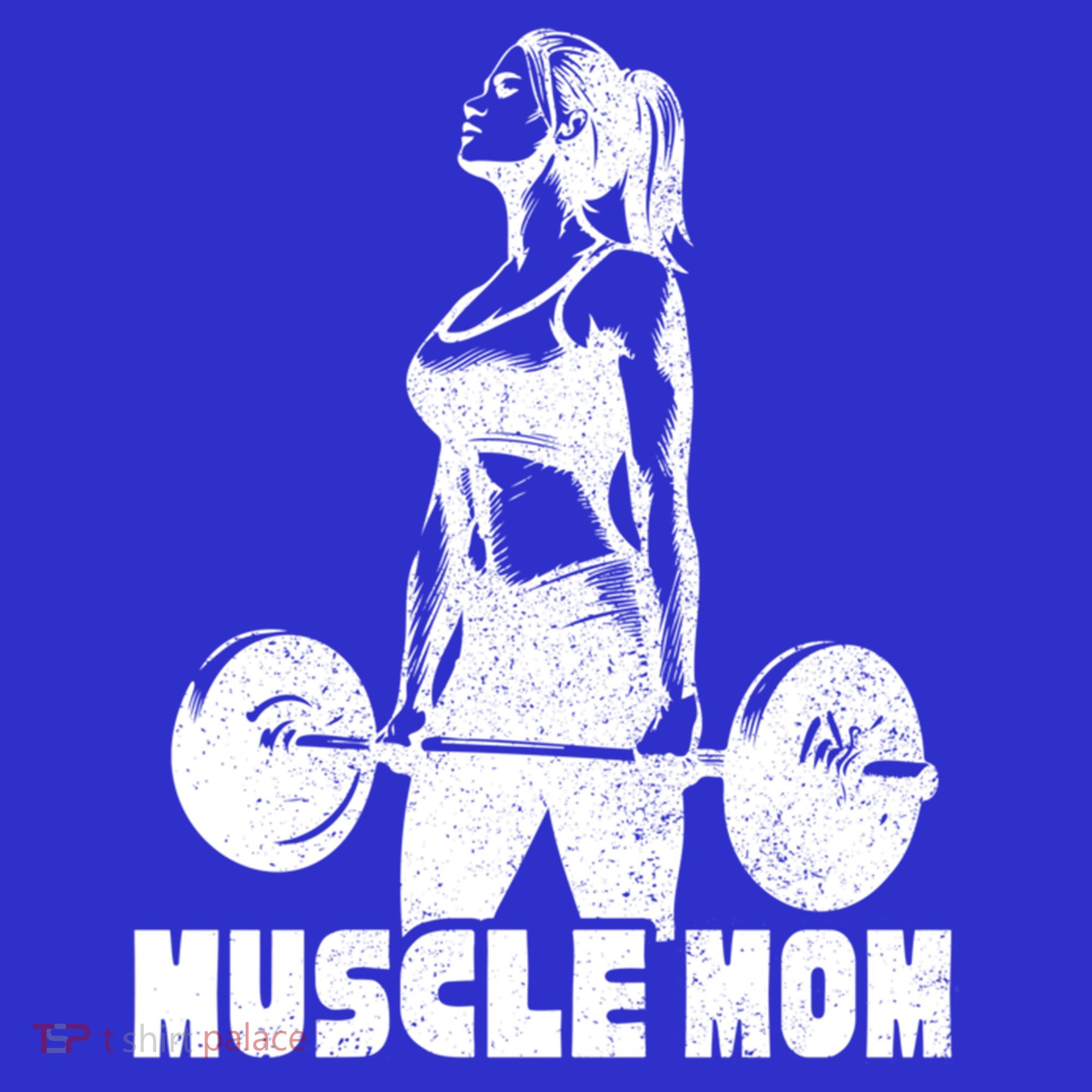 Workout Mom Bodybuilding Moms Working Out Funny Gift Women's T-Shirt
