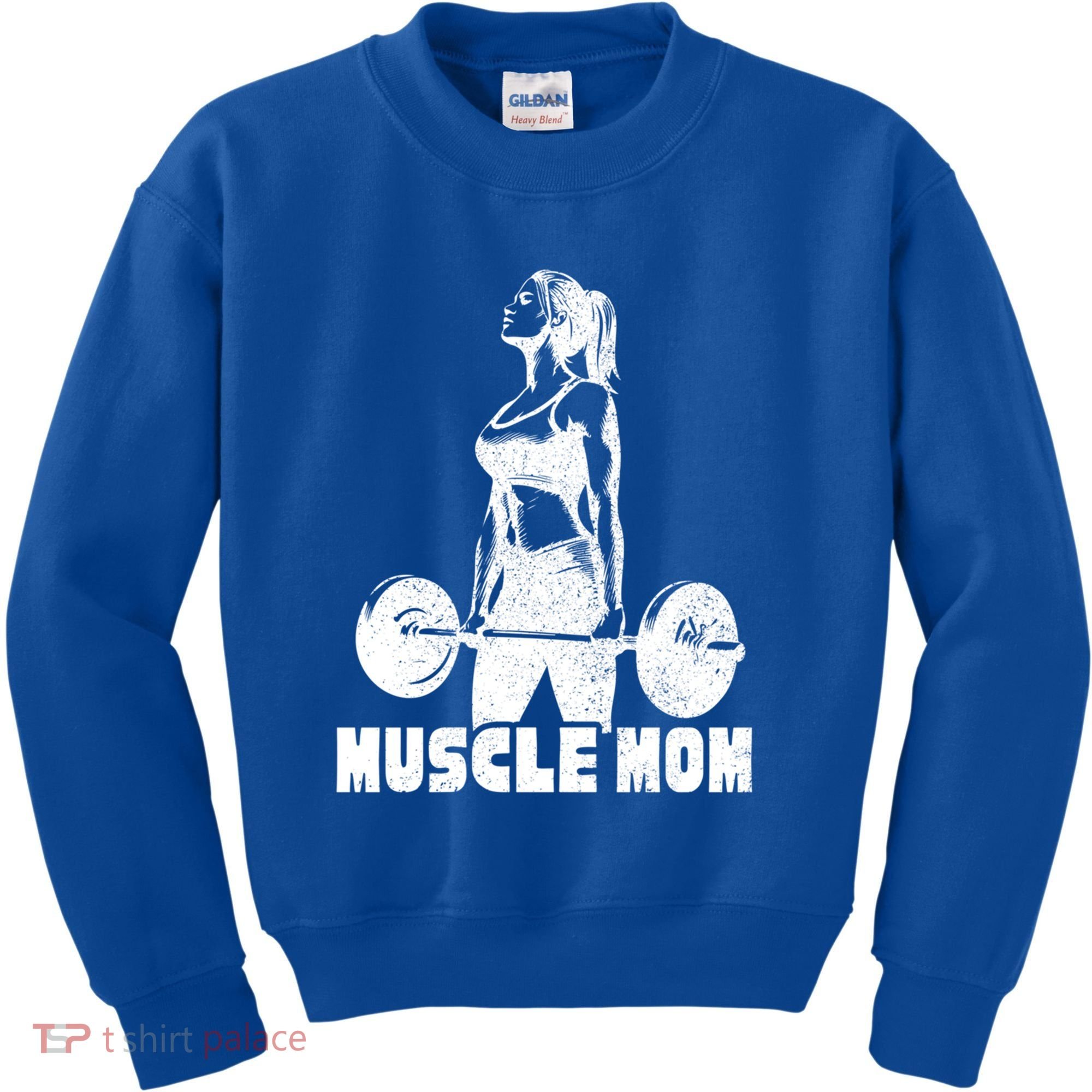 Workout Mom Bodybuilding Moms Working Out Funny Gift Kids Sweatshirt