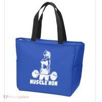 Workout Mom Bodybuilding Moms Working Out Funny Gift Tote Bag thumb 3