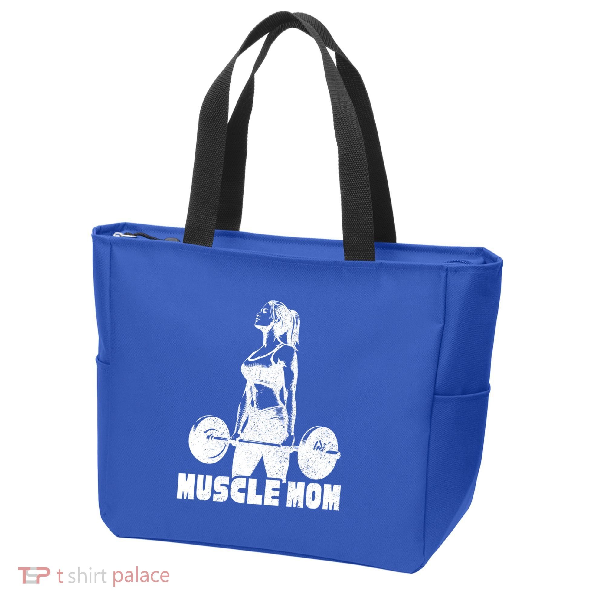 Workout Mom Bodybuilding Moms Working Out Funny Gift Tote Bag